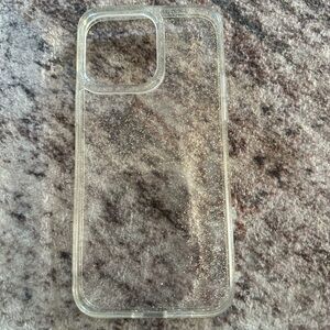 Clear Glitter Phone Case